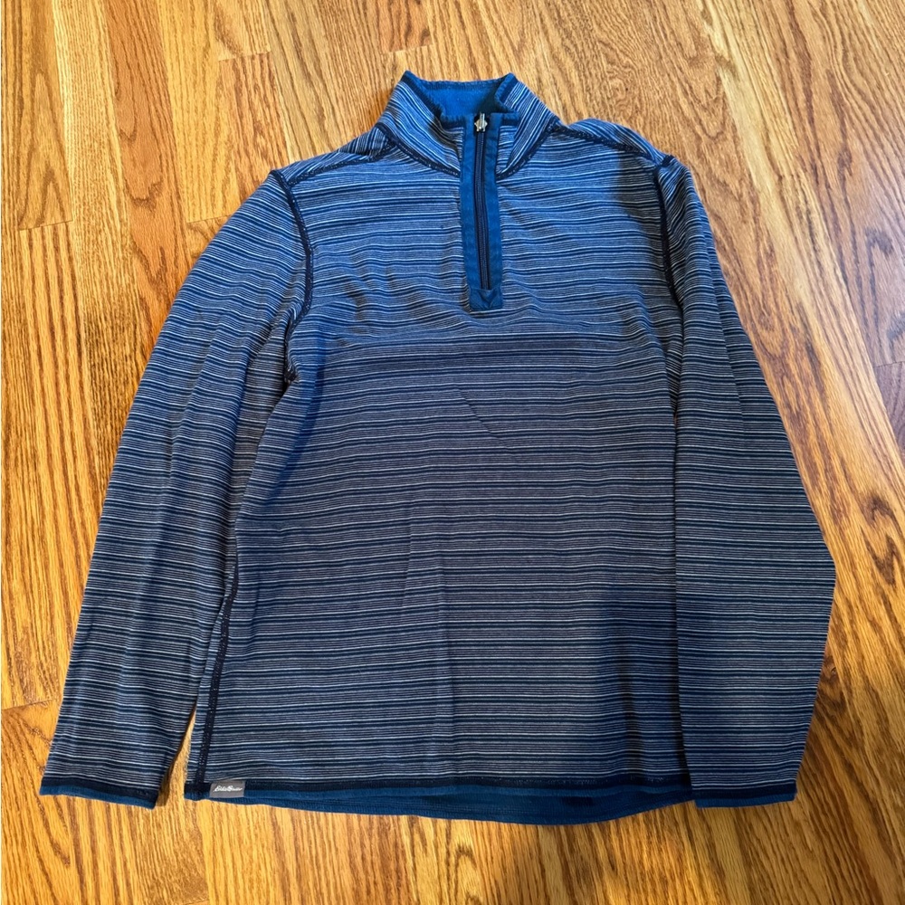 Eddie Bauer Reversible 1/4 zip